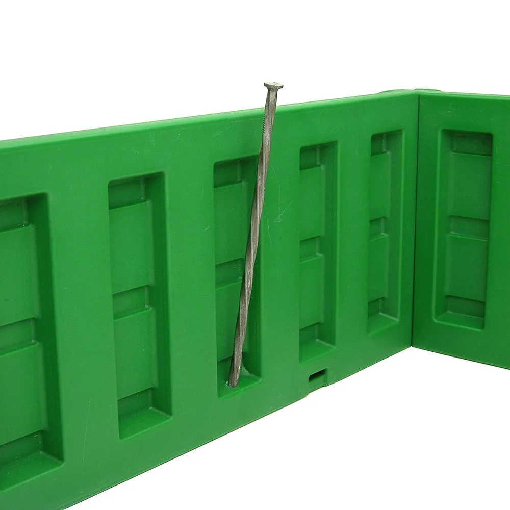 10' x 10' Sandbox Kit | Recyclable Plastic with Interlocking Panels, Bench & Cover