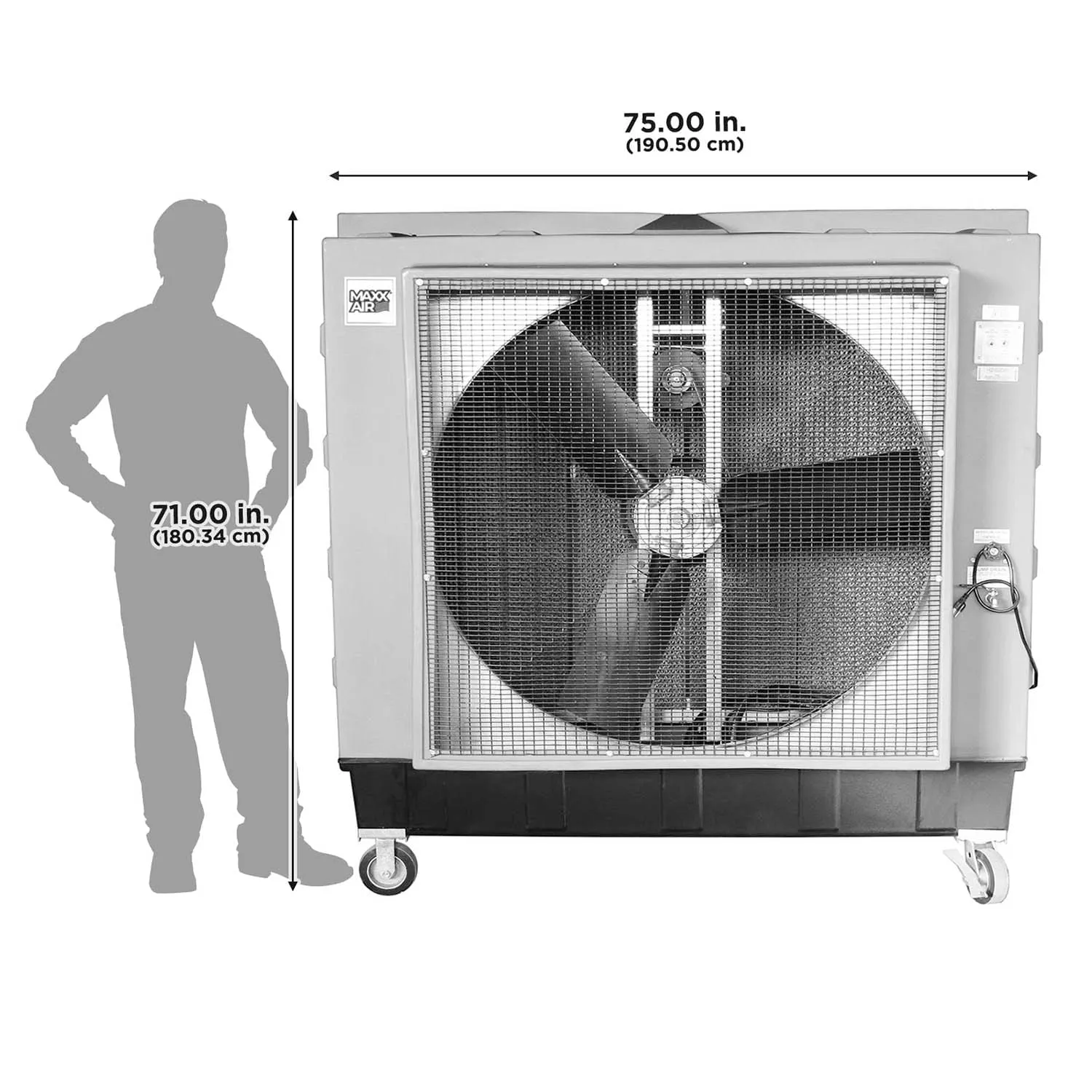 48" 2-Speed Evaporative Cooler for 3,600 Sq. Ft.