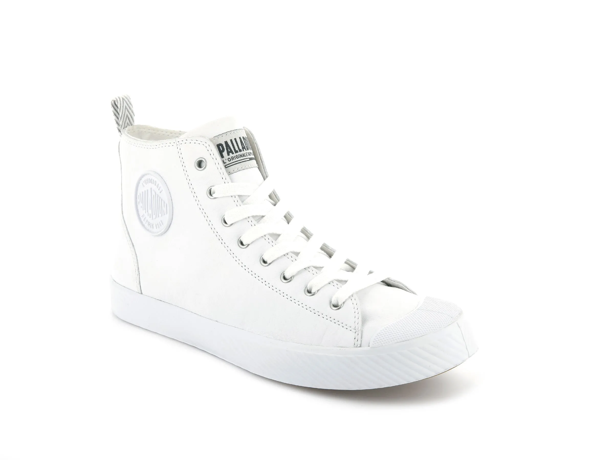 75955-144-M | PALLAPHOENIX MID LEATHER | WHITE/ASH