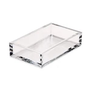 Acrylic Guest Towel Napkin Holder - Clear