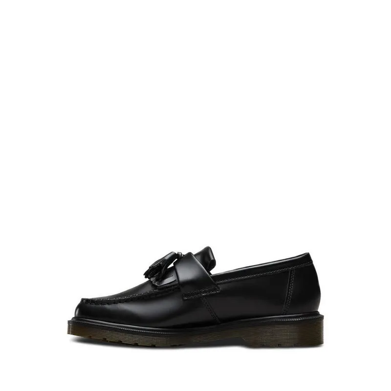 Adrian Tassel Unisex Loafer - Black