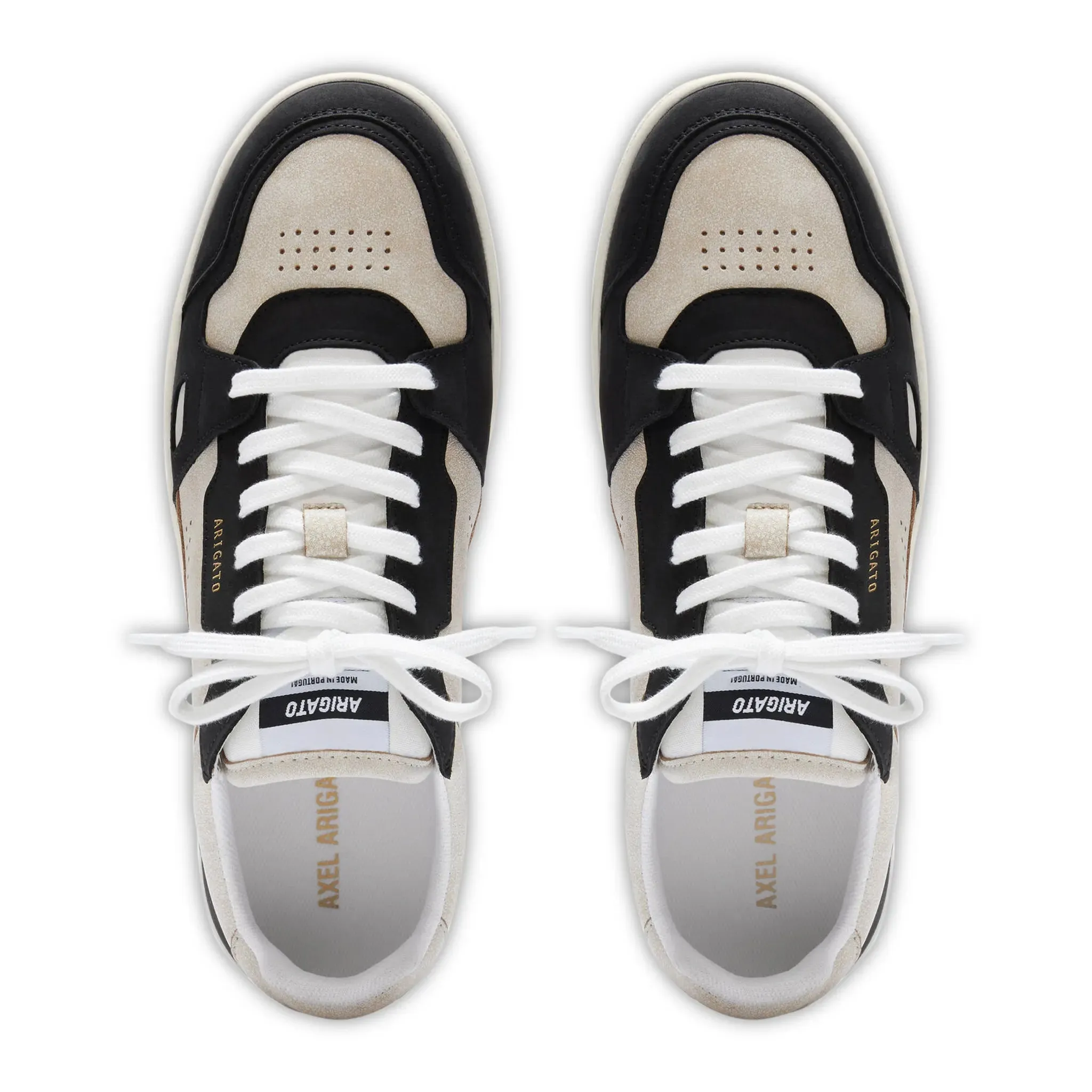 Axel Arigato Dice Low Beige Black Sneakers