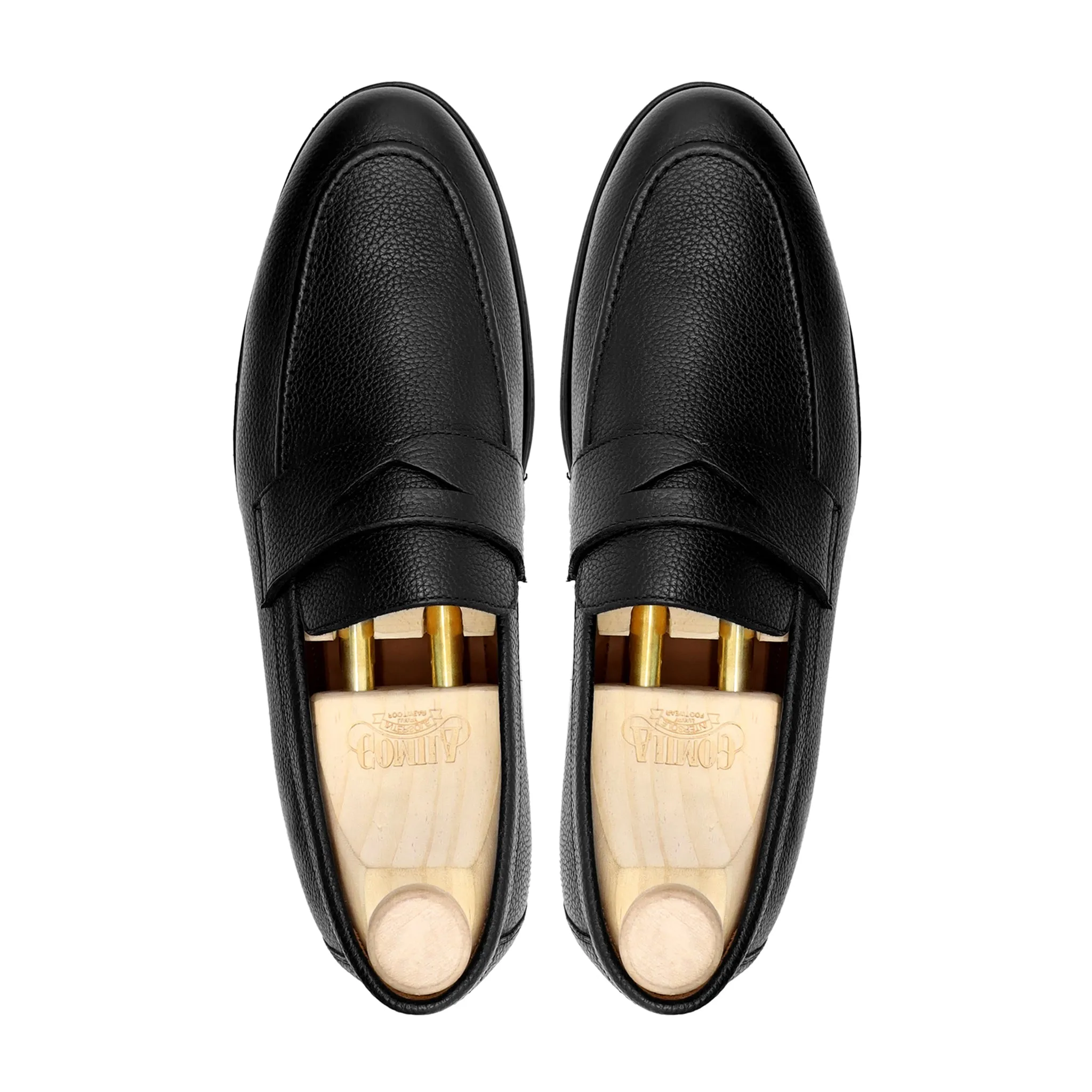 BARQ - BLACK PEBBLE GRAIN LOAFER