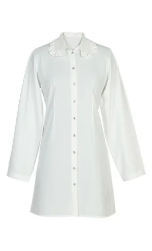 Basic Button Down Summer Cool Tunic With Pockets