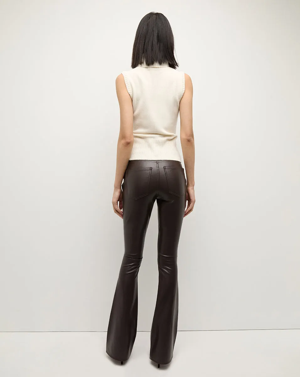 Beverly Skinny-Flare Pant | Vegan Leather