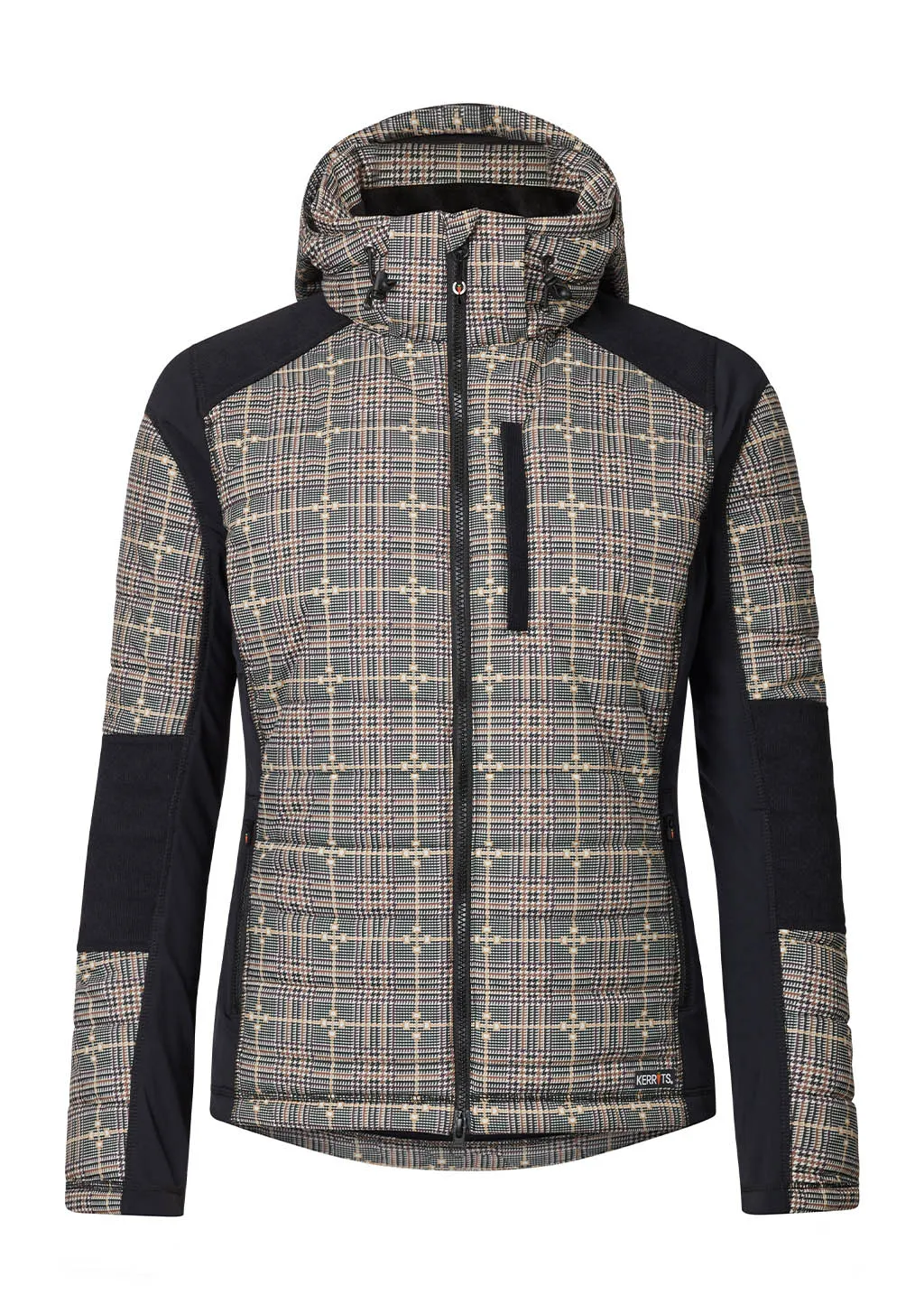 Bits of Plaid Quilted Equestrian Jacket