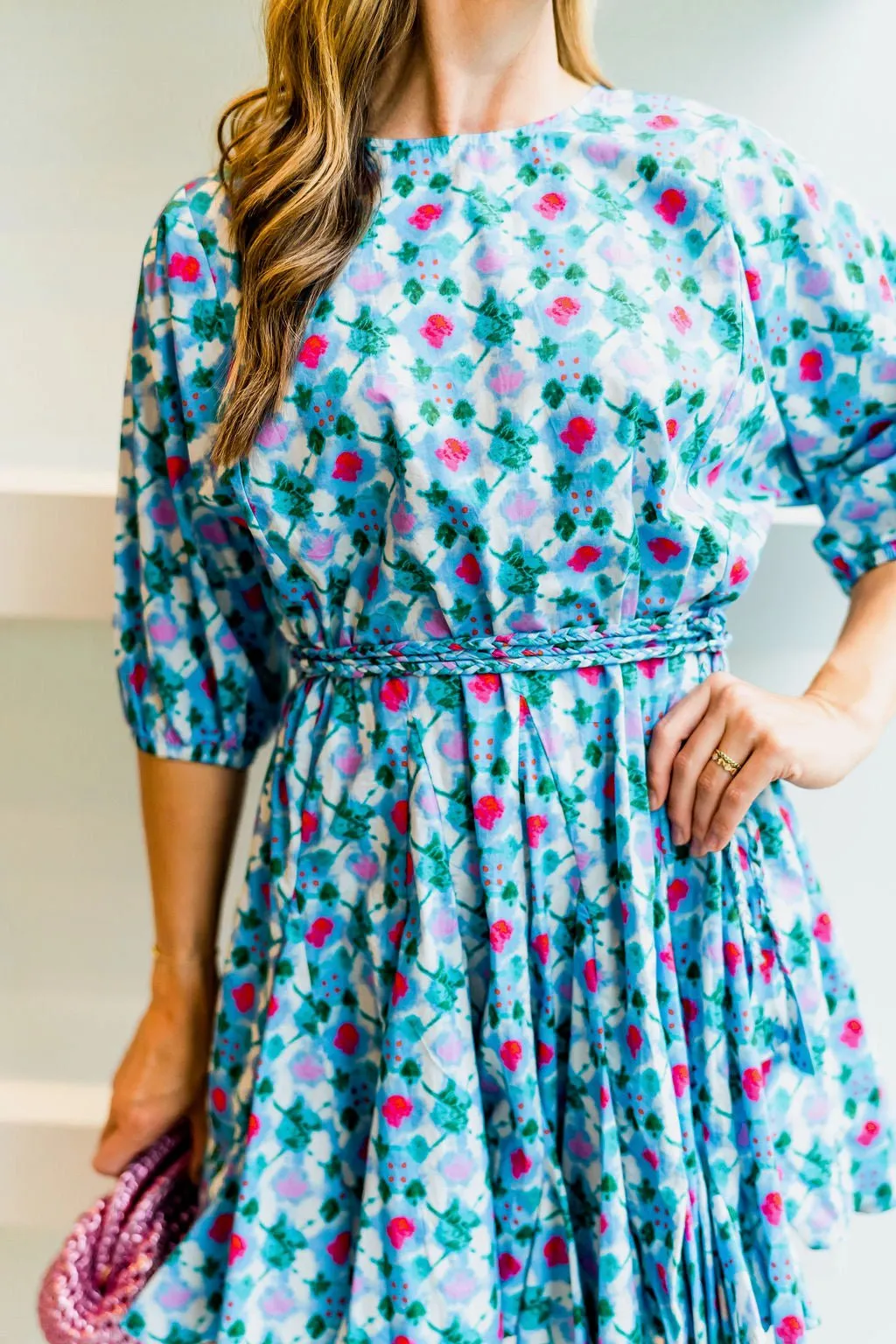 Blue Skylar Mini Dress