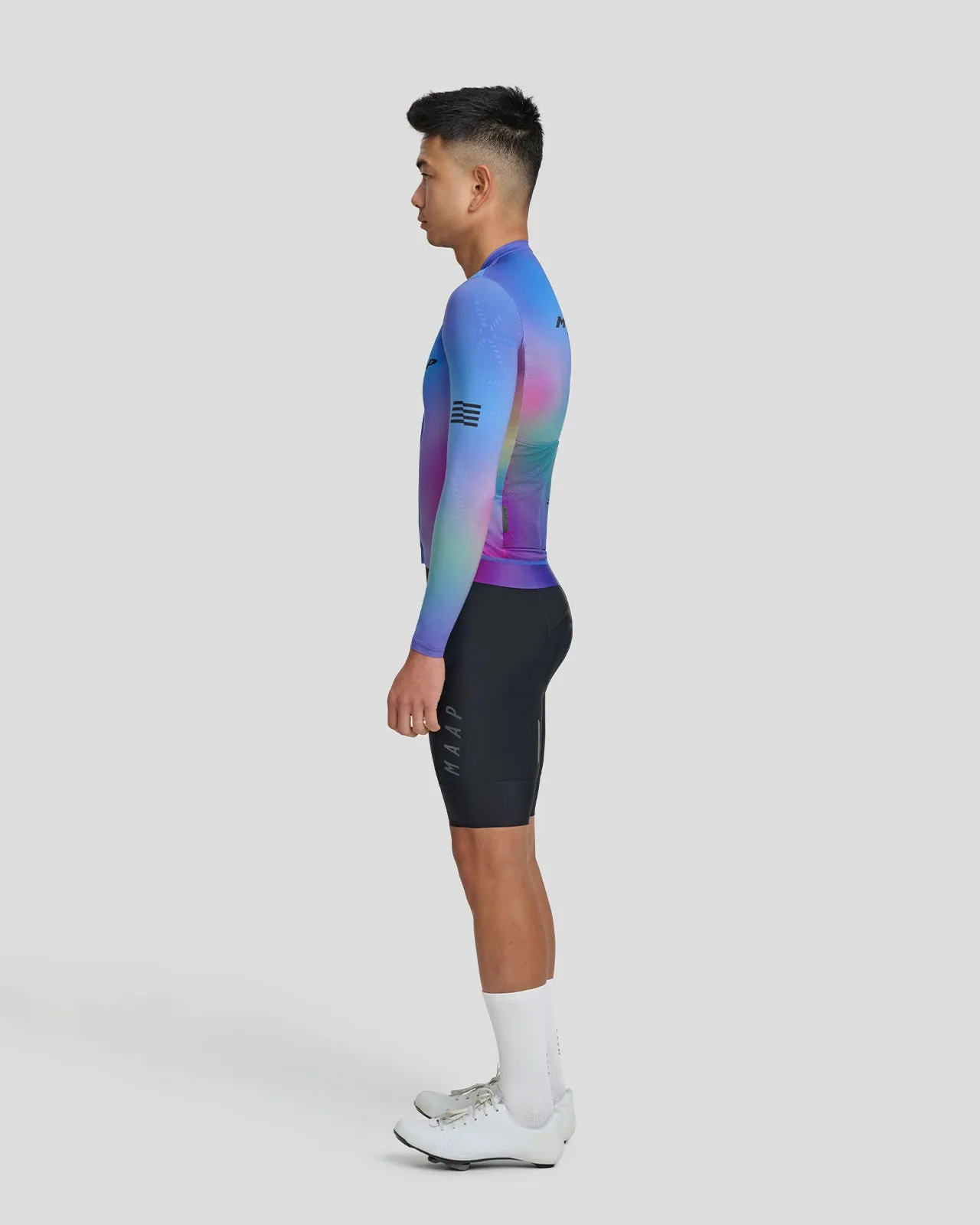 Blurred Out Pro Hex LS Jersey 2.0