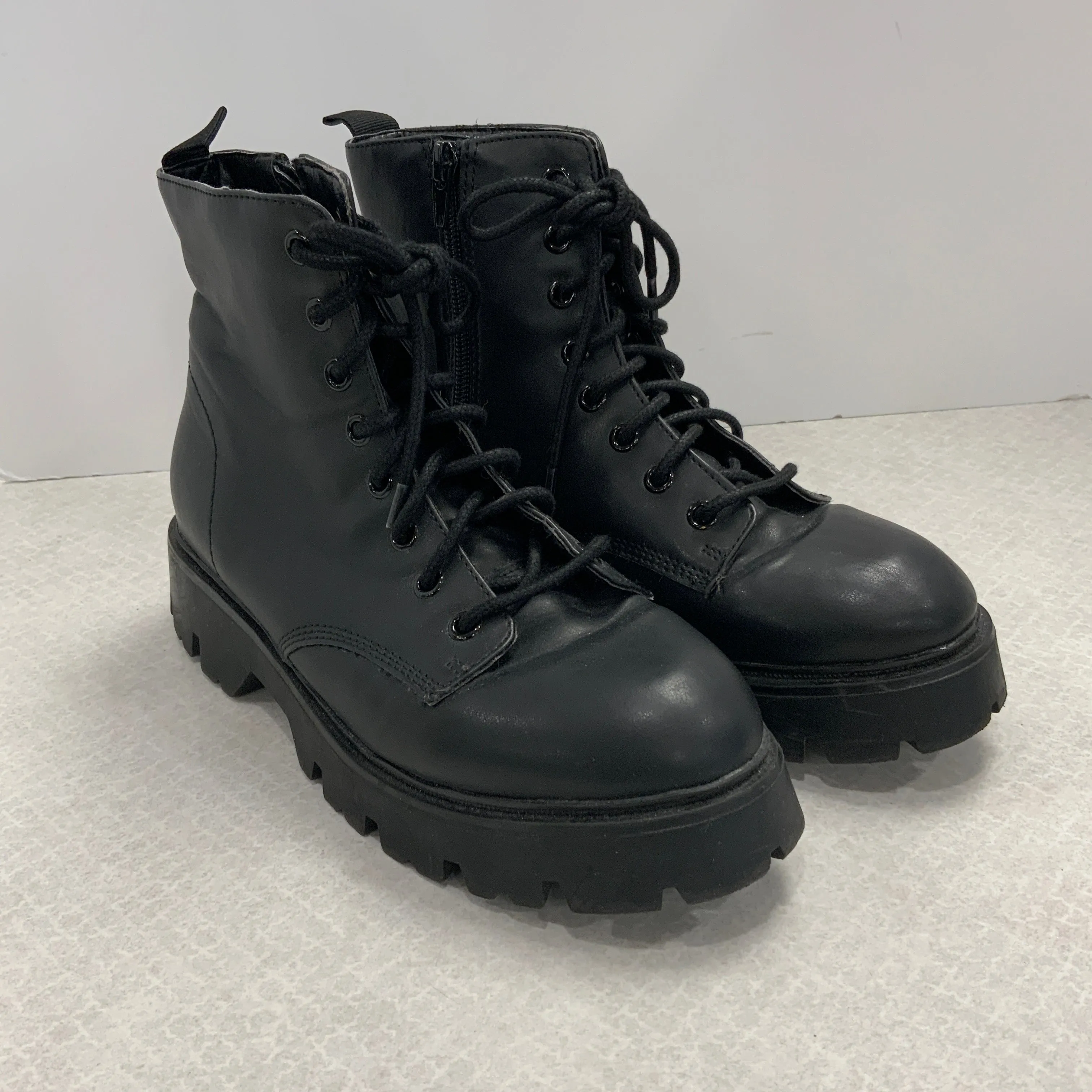 Boots Combat By Madden Girl In Black, Size: 8