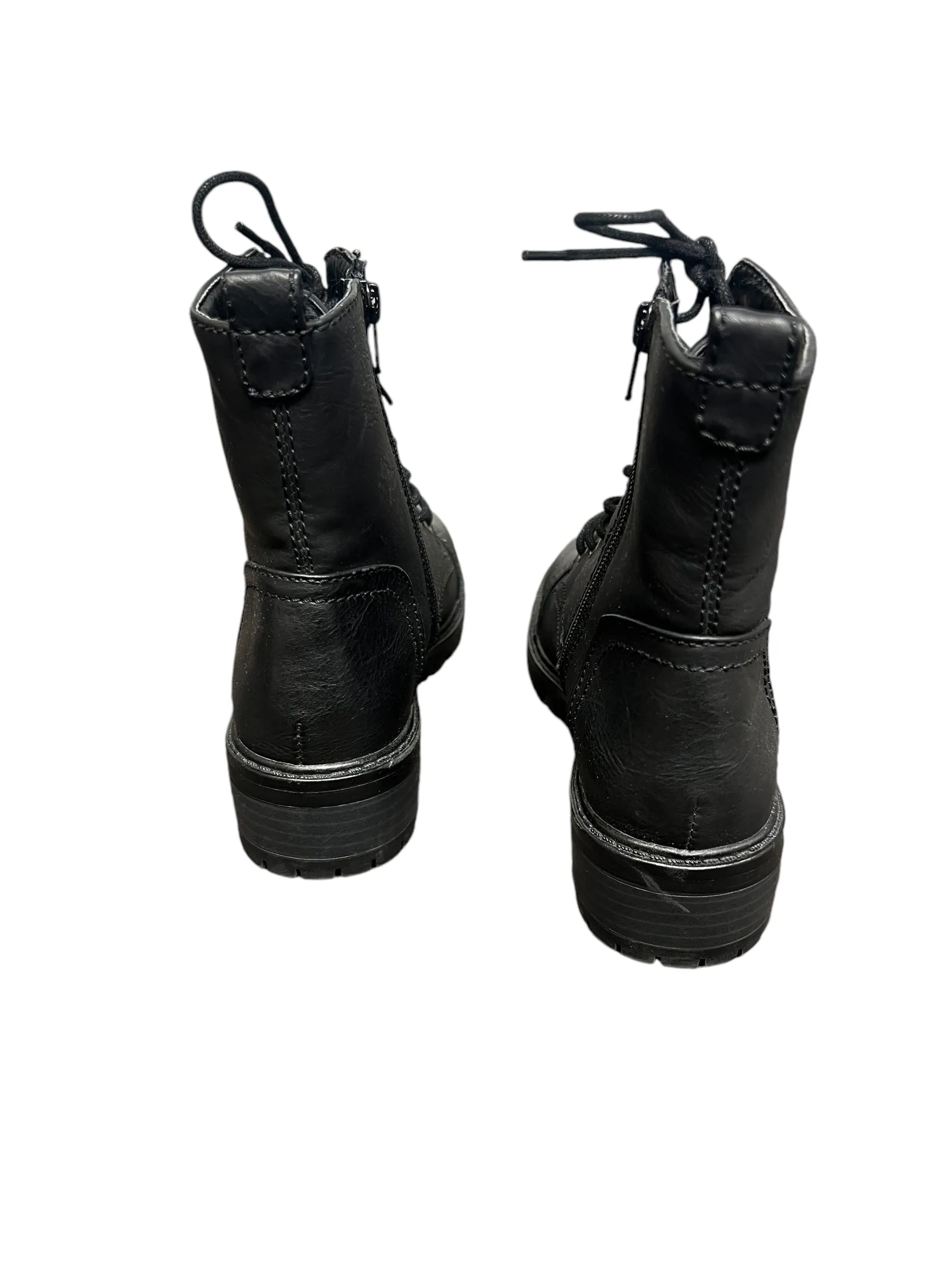 Boots Combat By Universal Thread In Black, Size: 6.5