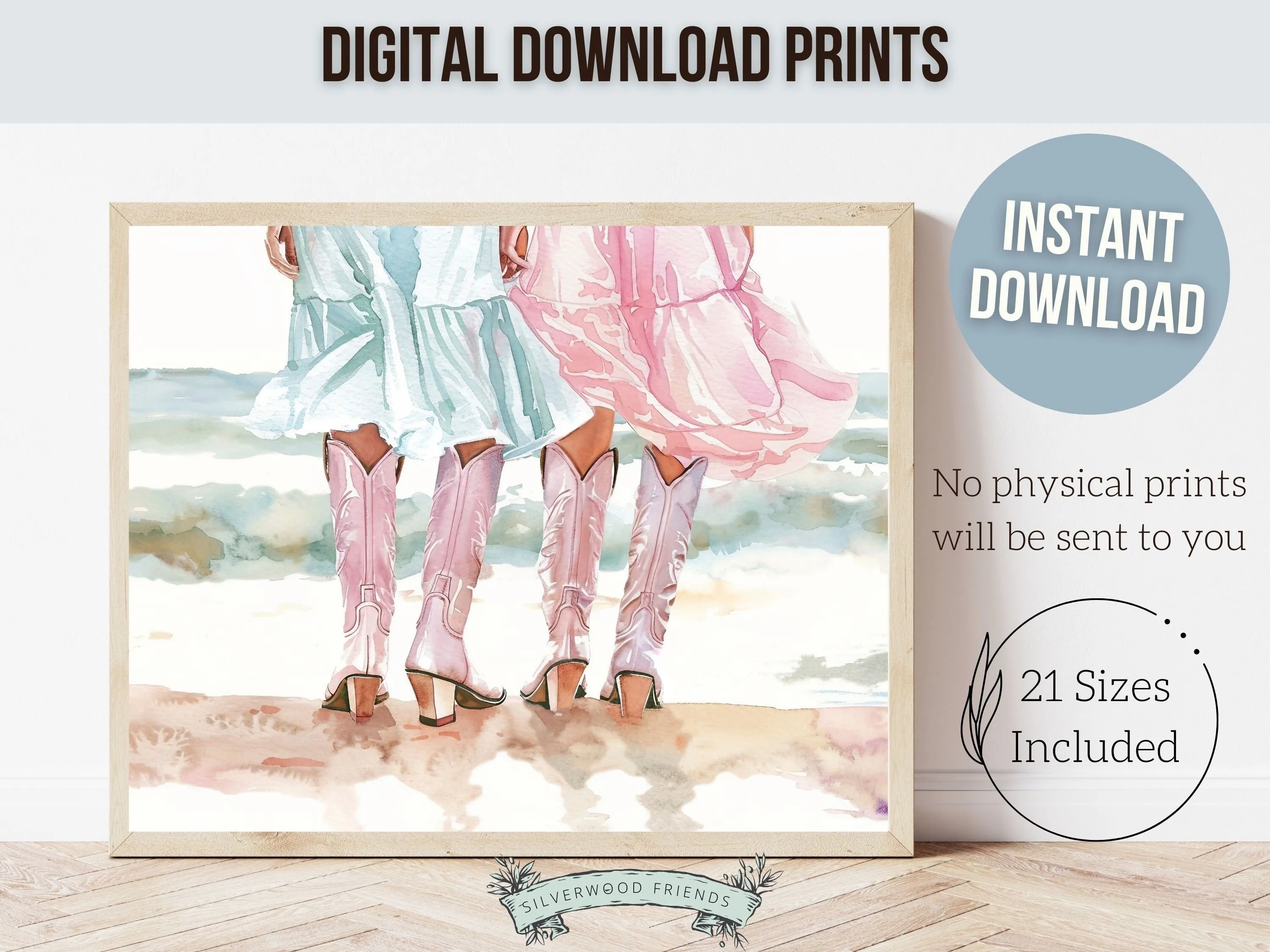 Coastal Cowgirl Print - 005