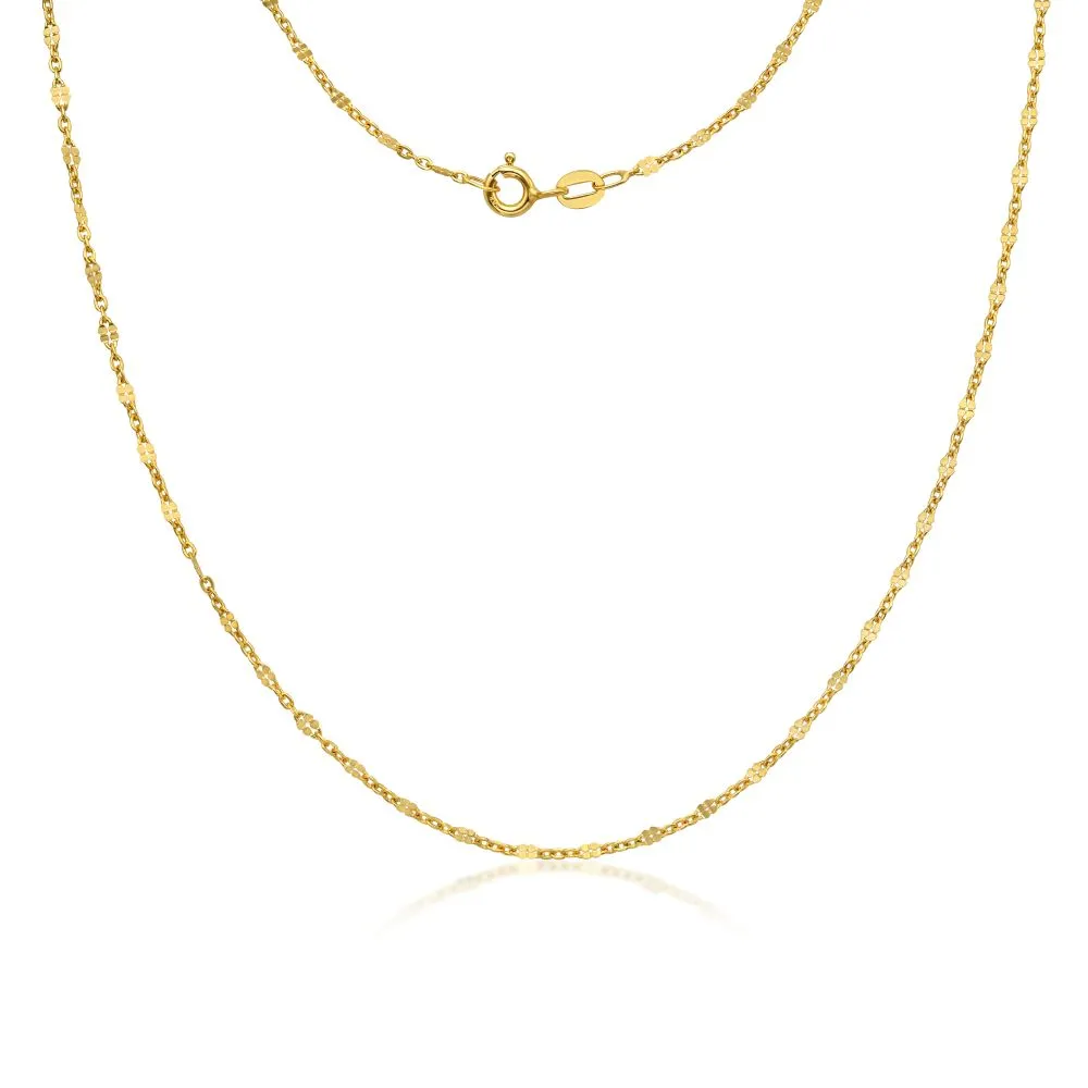 Dainty Chain Necklace in 14K Gold