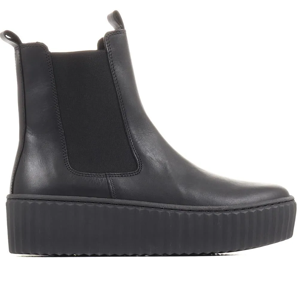 December Leather Chelsea Boots - GAB36547 / 322 983