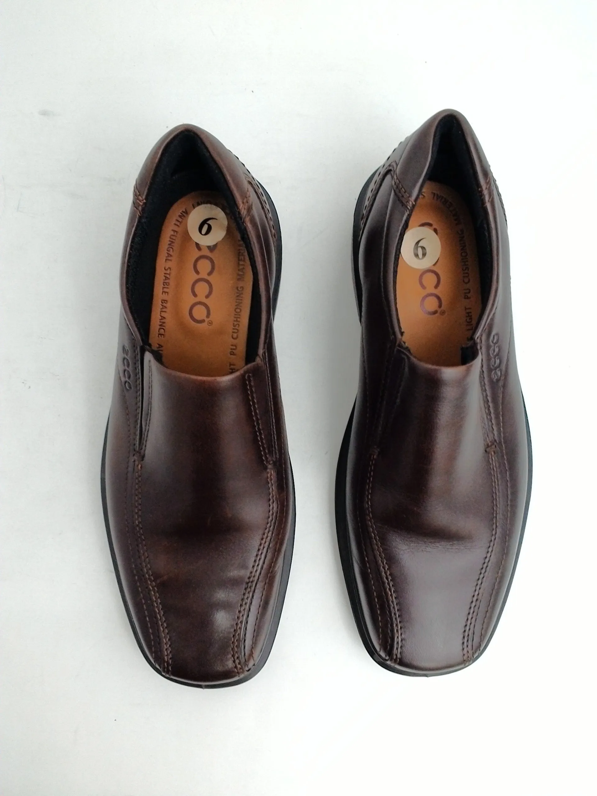 Ecco Men's Helsinki Comfort Loafers, Leather, Dark Brown, Size 6 M (40)