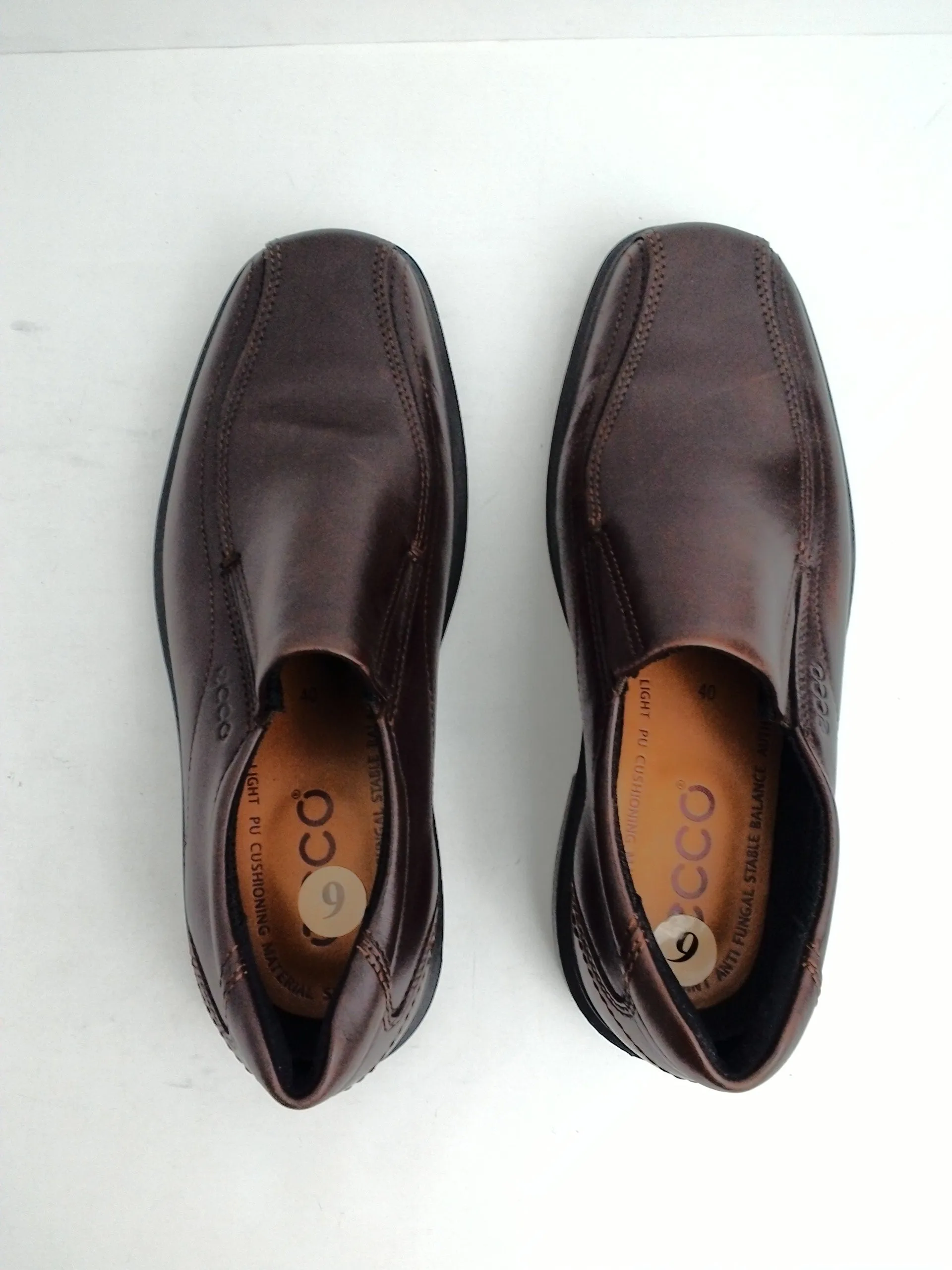 Ecco Men's Helsinki Comfort Loafers, Leather, Dark Brown, Size 6 M (40)