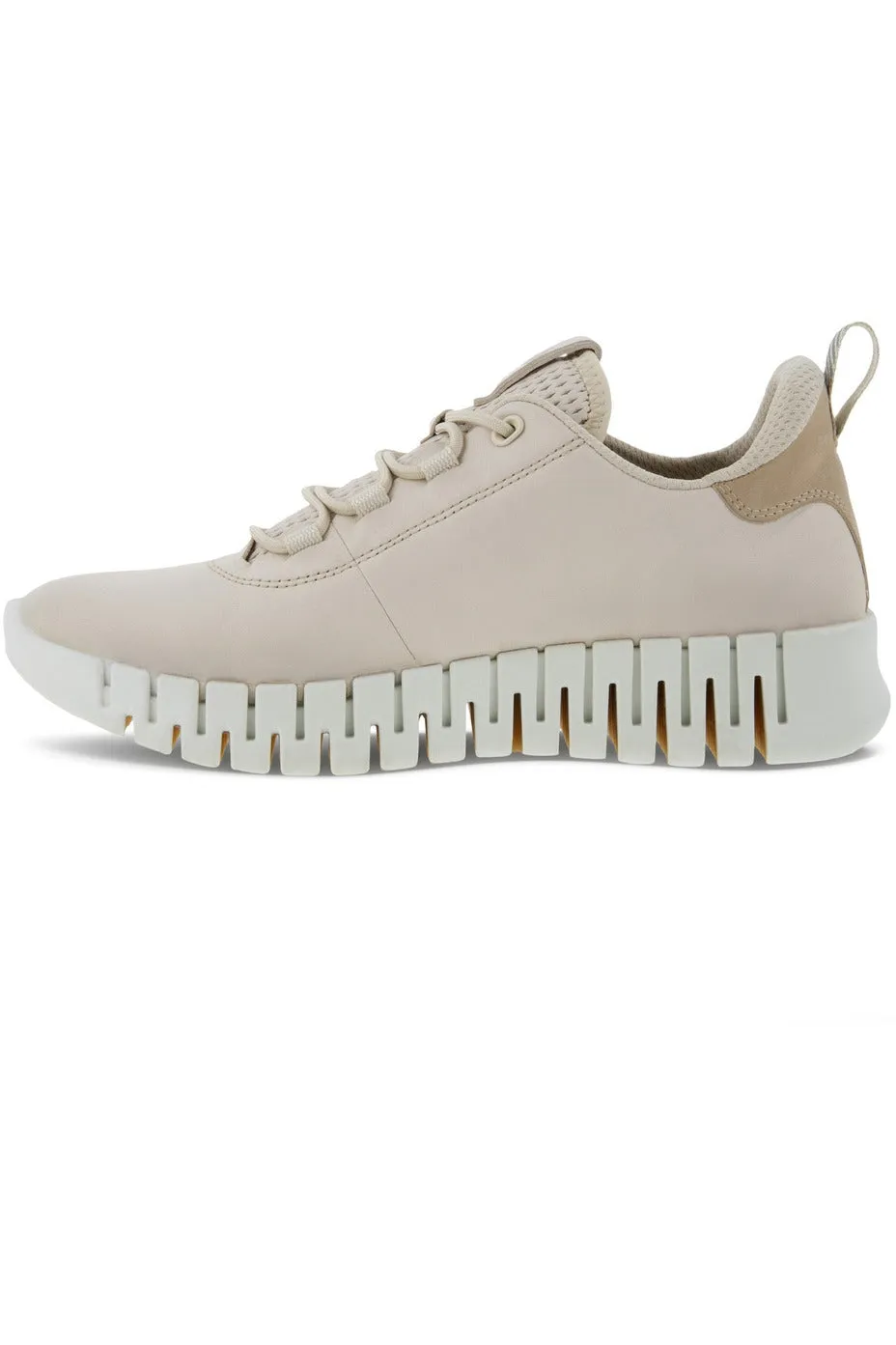 ECCO Womens Gruuv 218203 60720 in limestone leather