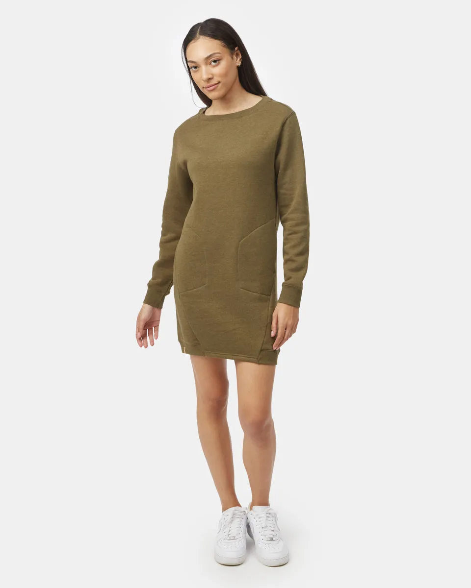 Fleece Crew Dress