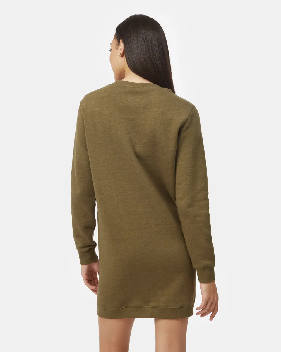 Fleece Crew Dress