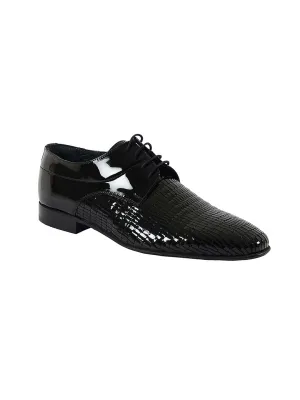 Franco Gabbani Patent Leather Black Dress Shoe By HITZ