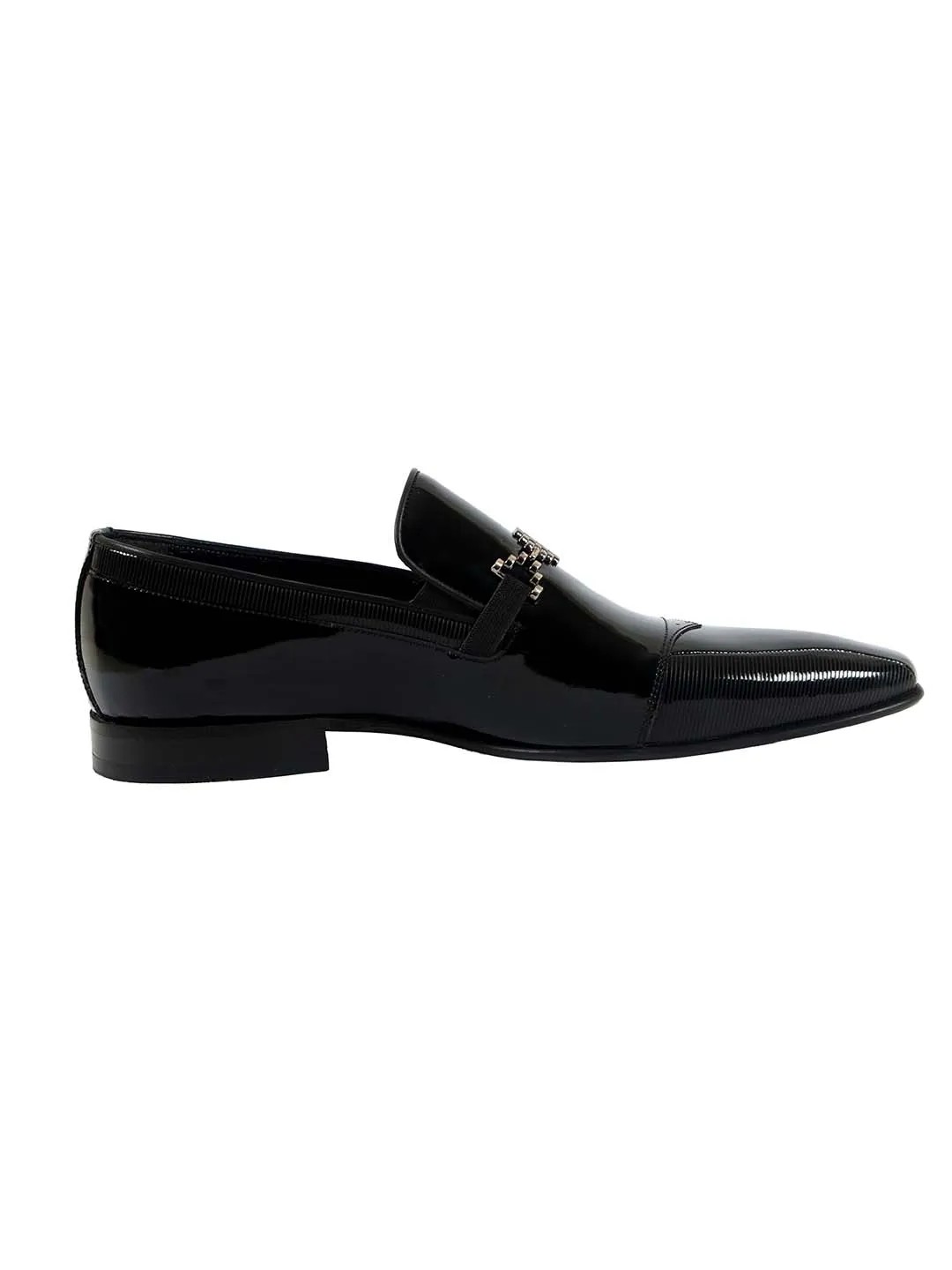 Franco Gabbani Patent Leather Black Dress Shoe By HITZ