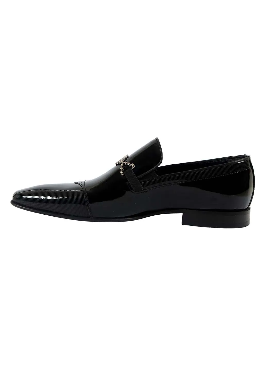 Franco Gabbani Patent Leather Black Dress Shoe By HITZ