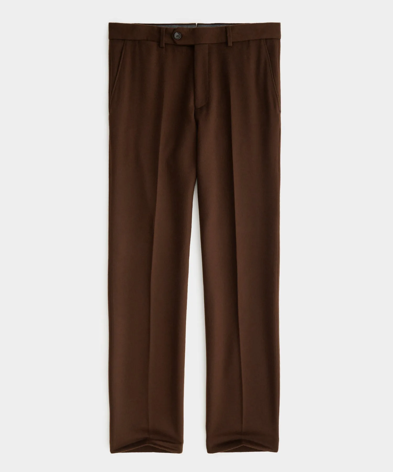 Italian Cashmere Sutton Trouser in Chocolate