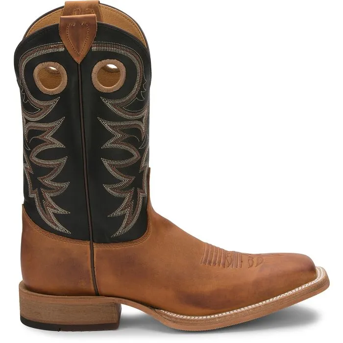 JUSTIN MENS CADDO COGNAC DAMINANA : BR776