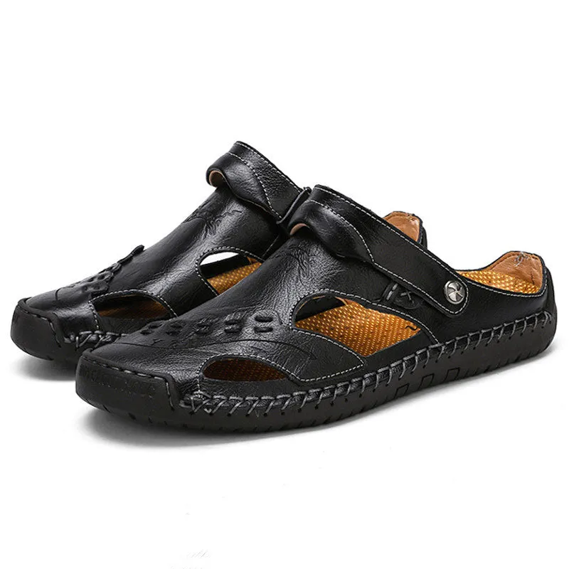 Men's Casual Breathable Handmade Leather Sandals