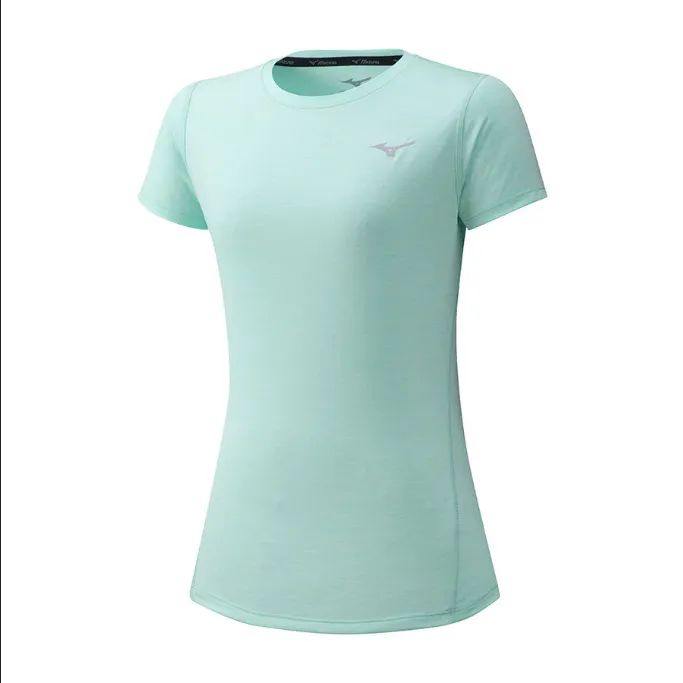 Mizuno women's short sleeve t-shirt Impulse Core J2GA7721 27 turquoise