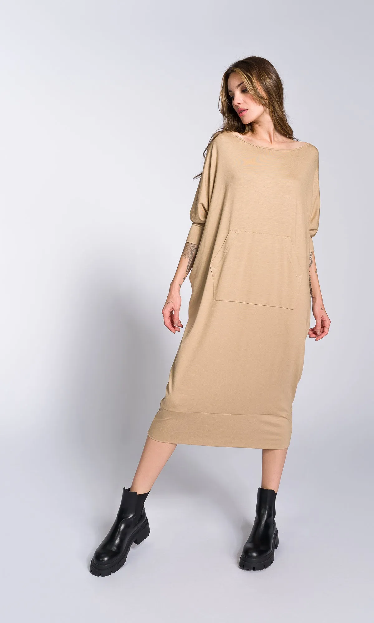 Open Back Modular Midi Dress