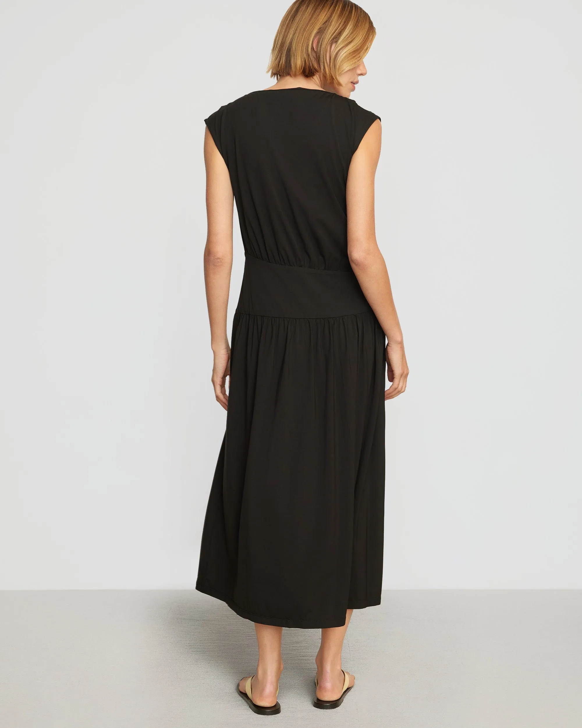 Orla Asymmetric-Waist Jersey Dress