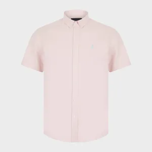 Pink Cotton Twill T-Shirt