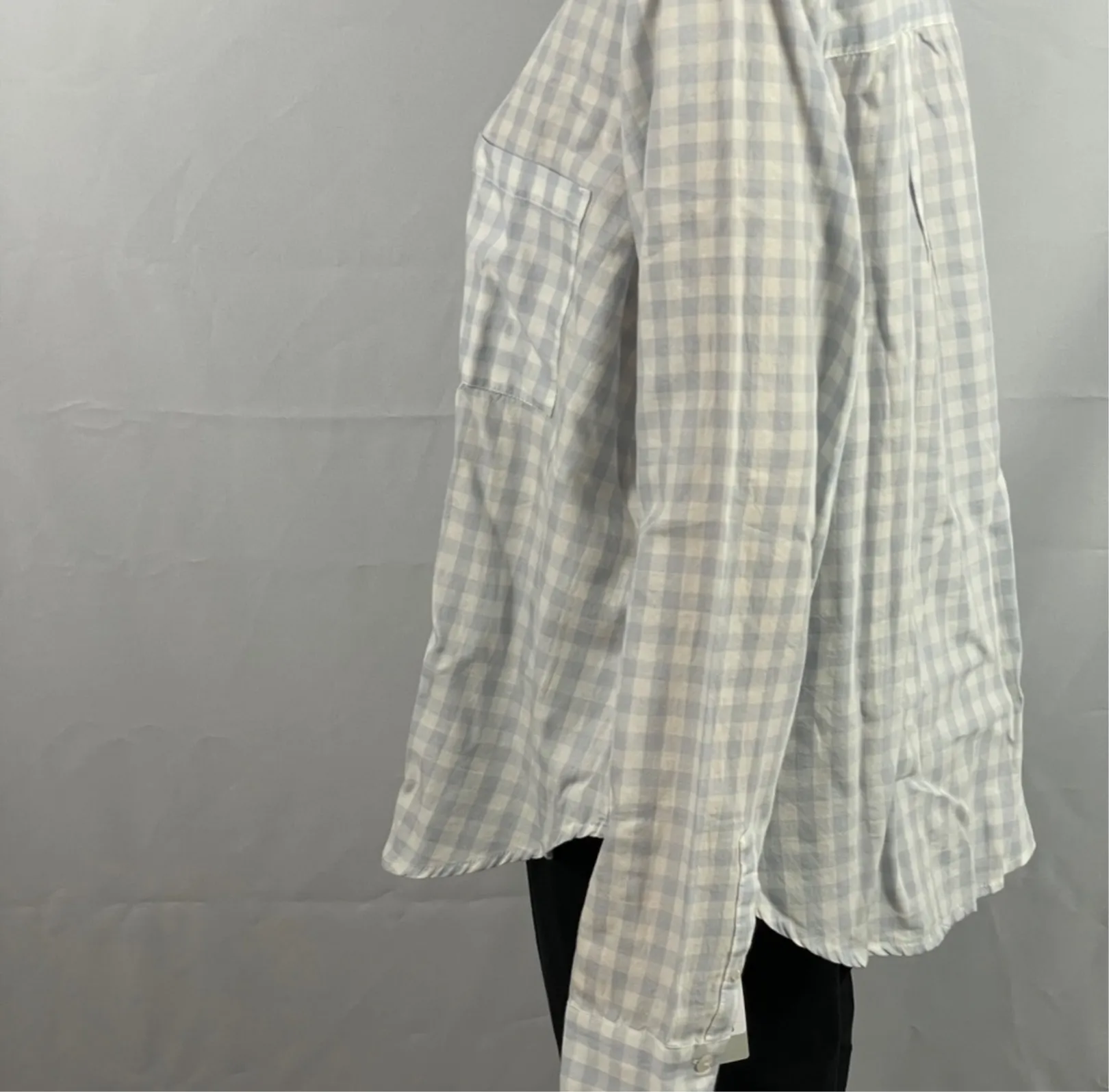 Plaid Long Sleeve Cotton Button Up Shirt B…