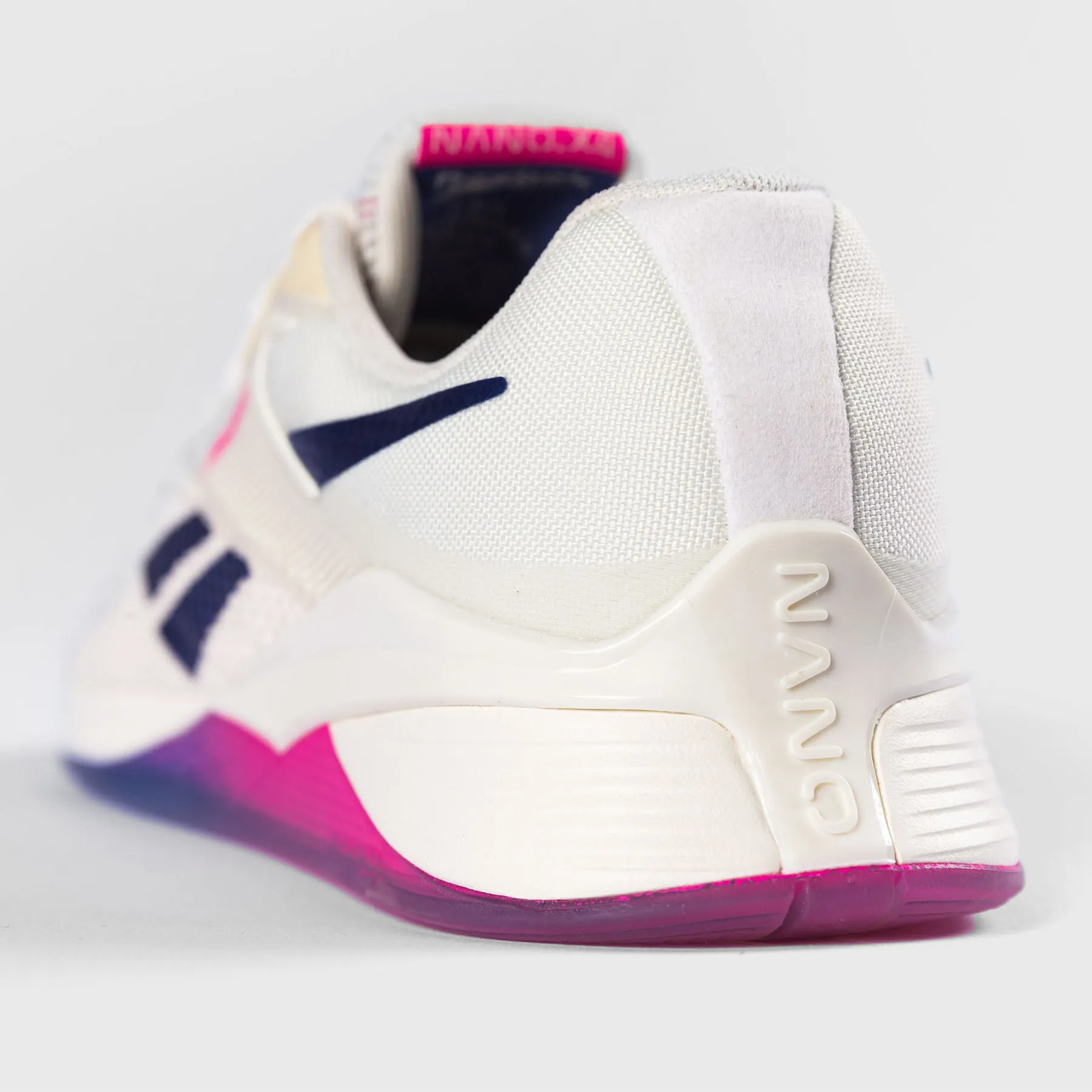 REEBOK - NANO X4 - WOMEN'S - CHALK/STEP PURPLE/LASER PINK