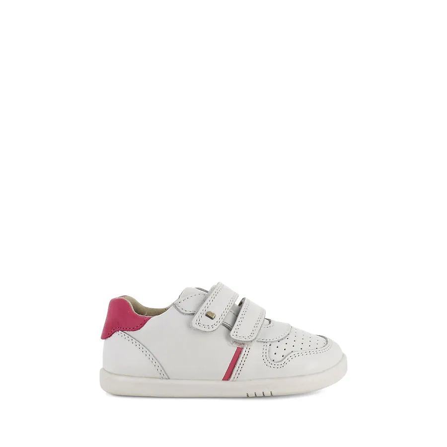 RILEY I-WALK - WHITE/PINK LEATHER