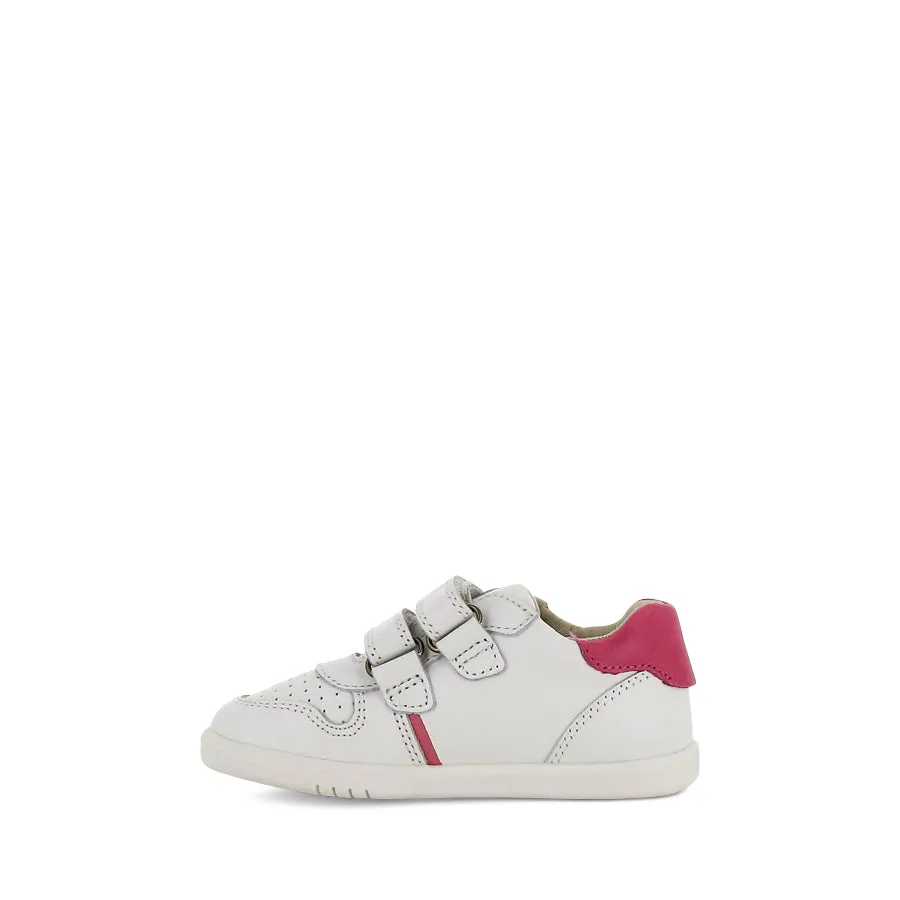 RILEY I-WALK - WHITE/PINK LEATHER