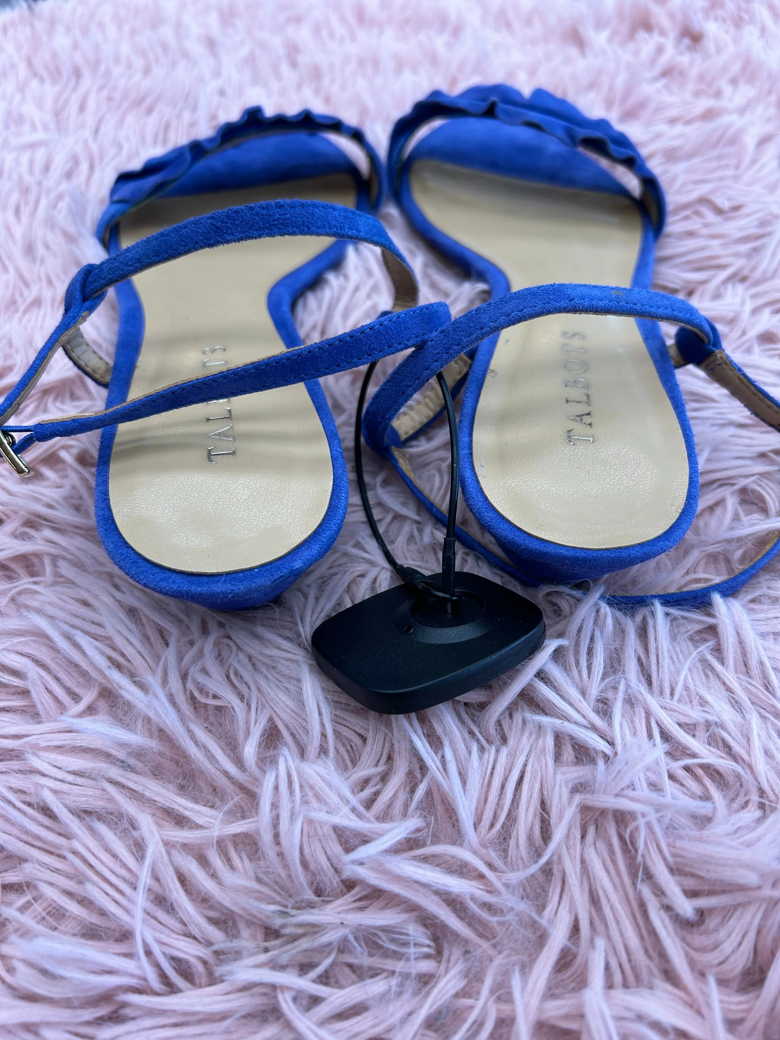 Sandals Flats By Talbots In Blue, Size: 8