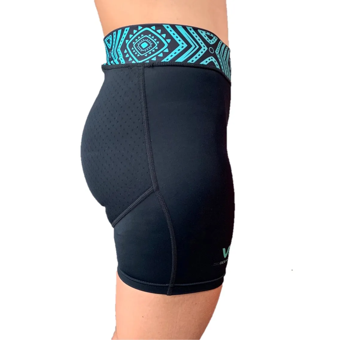 Season 2022 - VOCEAN Women's Paddle Shorts - Black/Teal