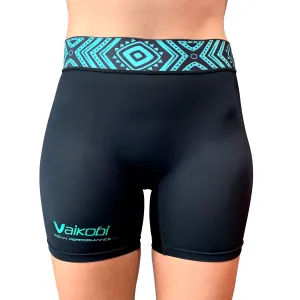 Season 2022 - VOCEAN Women's Paddle Shorts - Black/Teal