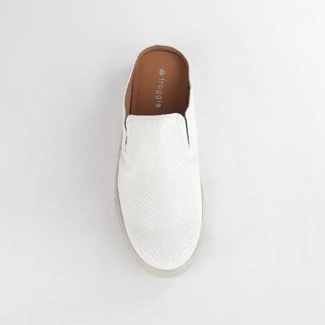 Slip-on sneakers with Removable Footbed in White - 12584