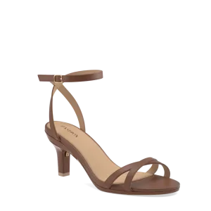 The Brynn - Walnut Leather 3 Stiletto