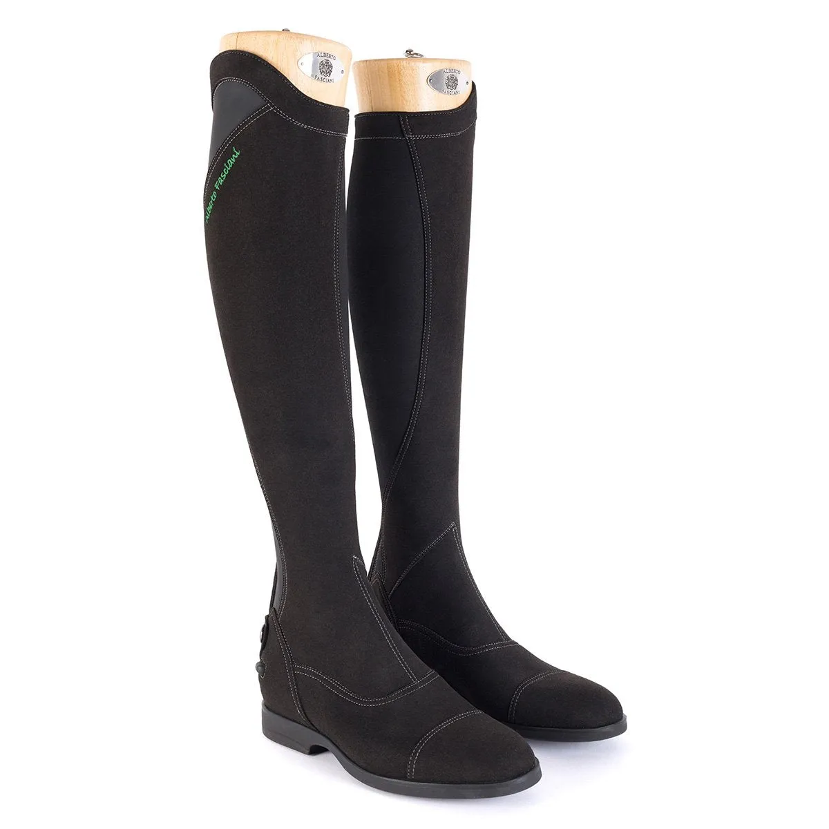 Urbino Vegan Suede Black<br>Riding boots [34 - 39]