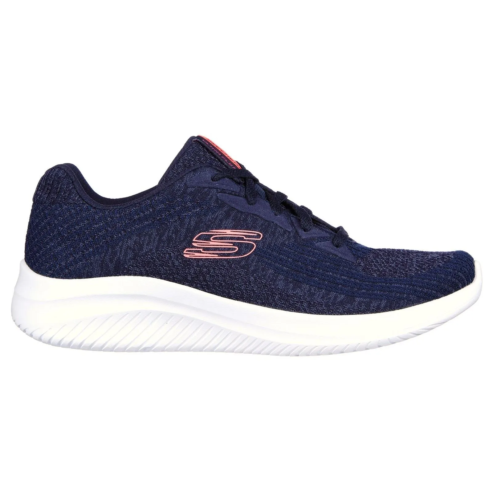 Women's Wide Fit Skechers 149705 Ultra Flex 3.0 Best Time Sneakers